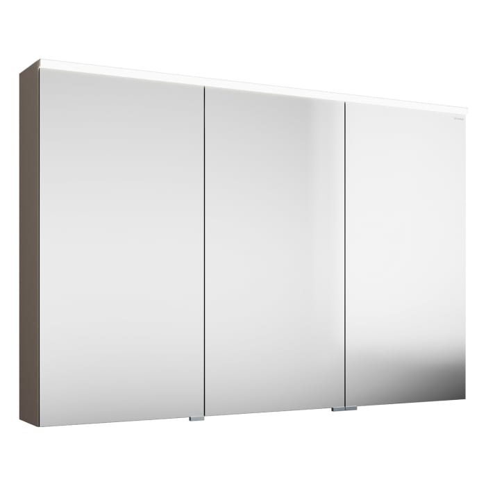 burgbad Eqio Spiegelschrank mit LED-Aufsatzleuchte 120 cm Rechts