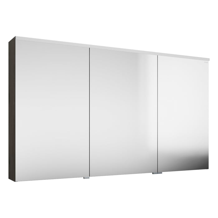 burgbad Eqio Spiegelschrank mit LED-Aufsatzleuchte und LED-Waschtischbeleuchtung 140 cm Rechts