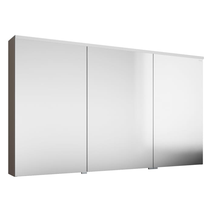 burgbad Eqio Spiegelschrank mit LED-Aufsatzleuchte und LED-Waschtischbeleuchtung 140 cm Rechts