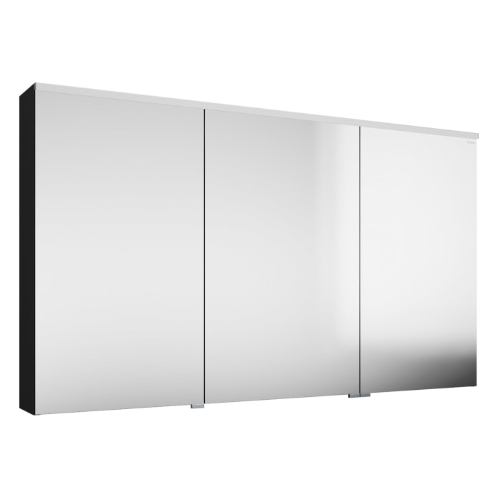 burgbad Eqio Spiegelschrank mit LED-Aufsatzleuchte und LED-Waschtischbeleuchtung 140 cm Rechts