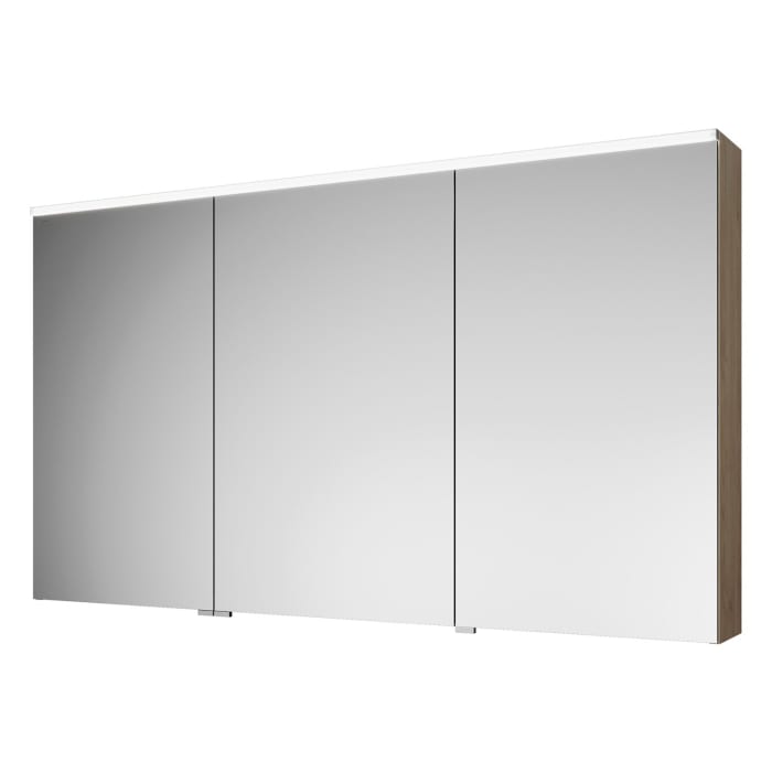 burgbad Eqio Spiegelschrank mit LED-Aufsatzleuchte 140 cm Links