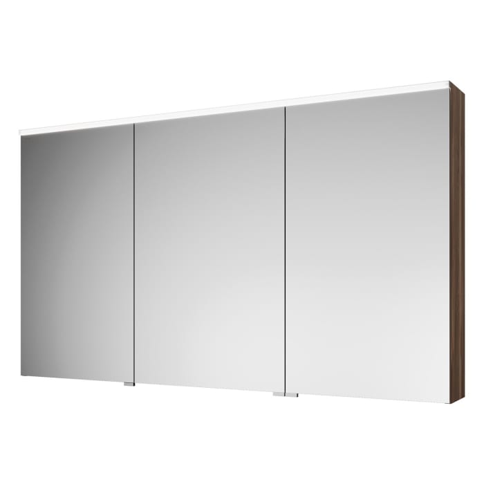 burgbad Eqio Spiegelschrank mit LED-Aufsatzleuchte und LED-Waschtischbeleuchtung 140 cm Rechts