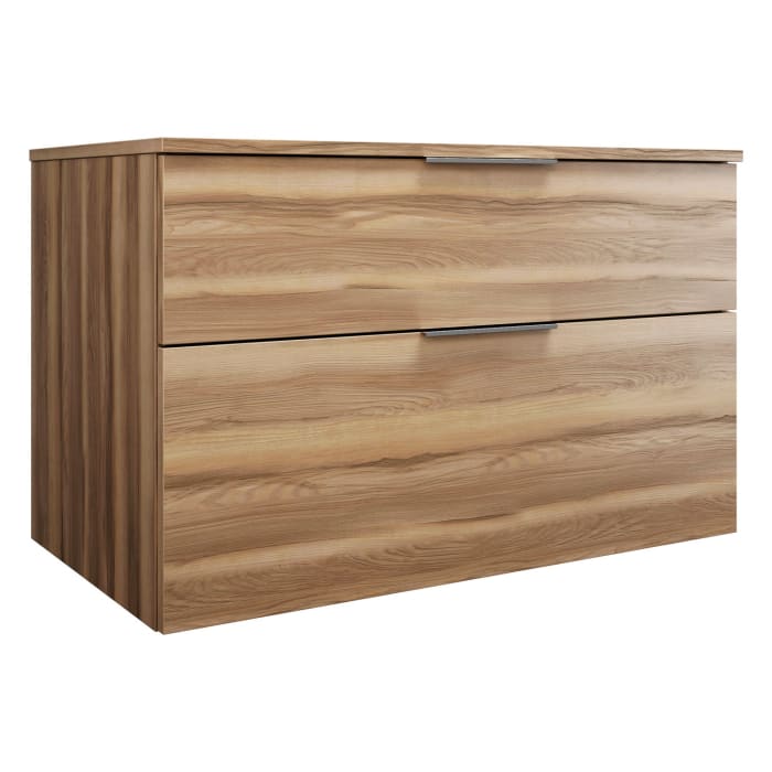 burgbad Eqio Waschtischunterschrank mit Konsolenplatte 100 cm, mit Griff G0146