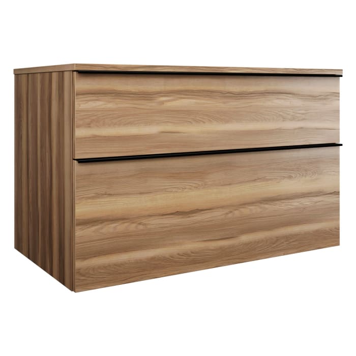 burgbad Eqio Waschtischunterschrank mit Konsolenplatte 100 cm, mit Griff G0252