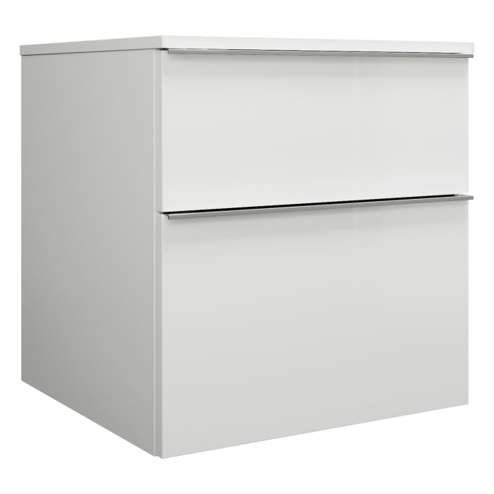 burgbad Eqio Waschtischunterschrank mit Konsolenplatte 60 cm, mit Griffleiste G0251