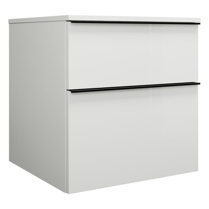 burgbad Eqio Waschtischunterschrank mit Konsolenplatte 60 cm, mit Griffleiste G0252