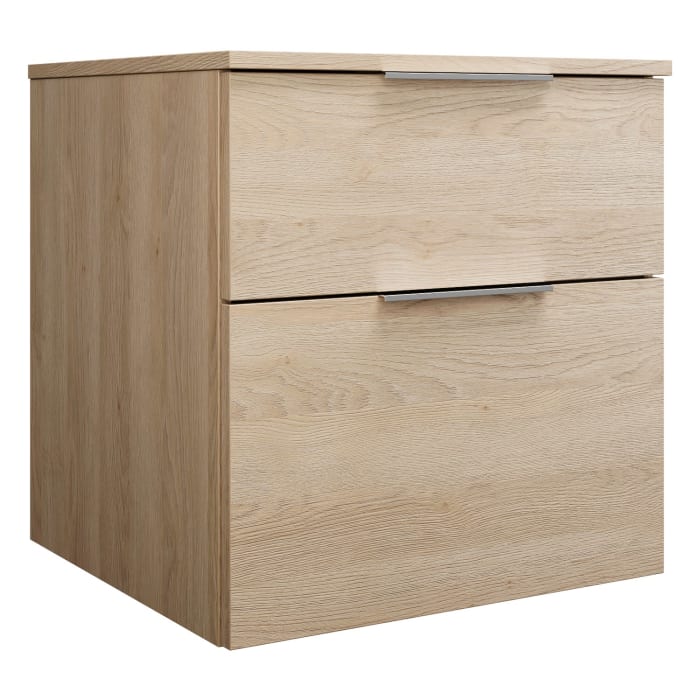 burgbad Eqio Waschtischunterschrank mit Konsolenplatte 60 cm, mit Griff G0146
