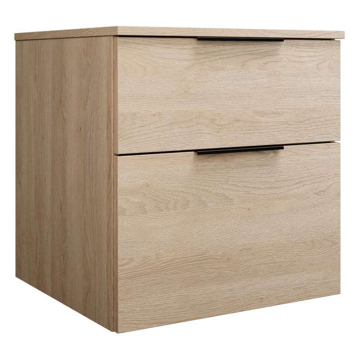 burgbad Eqio Waschtischunterschrank mit Konsolenplatte 60 cm, mit Griff G0200