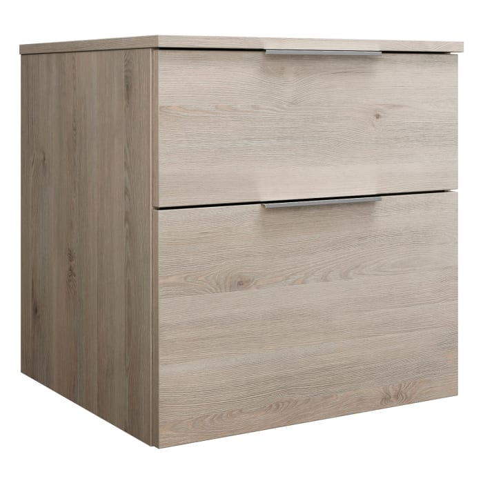 burgbad Eqio Waschtischunterschrank mit Konsolenplatte 60 cm, mit Griff G0146