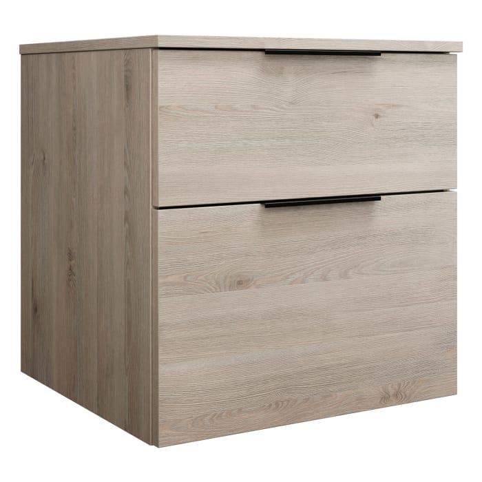 burgbad Eqio Waschtischunterschrank mit Konsolenplatte 60 cm, mit Griff G0200