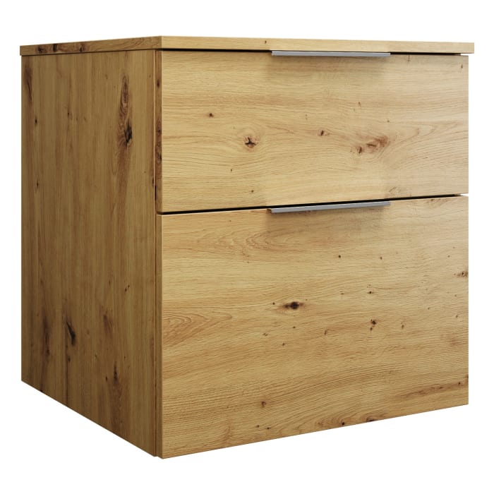 burgbad Eqio Waschtischunterschrank mit Konsolenplatte 60 cm, mit Griff G0146