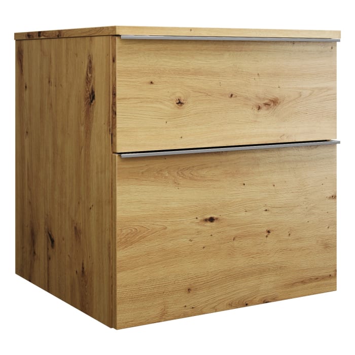 burgbad Eqio Waschtischunterschrank mit Konsolenplatte 60 cm, mit Griffleiste G0251