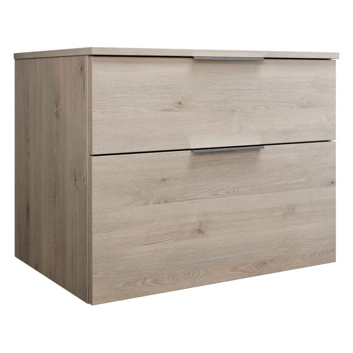 burgbad Eqio Waschtischunterschrank mit Konsolenplatte 80 cm, mit Griff G0146