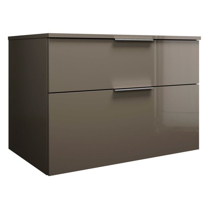 burgbad Eqio Waschtischunterschrank mit Konsolenplatte 90 cm, mit Griff G0146