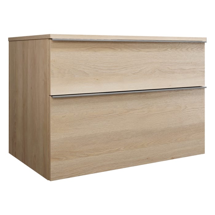 burgbad Eqio Waschtischunterschrank mit Konsolenplatte 90 cm, mit Griffleiste G0251