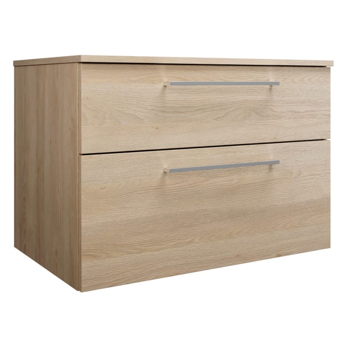 burgbad Eqio Waschtischunterschrank mit Konsolenplatte 90 cm, mit Stangengriff P95