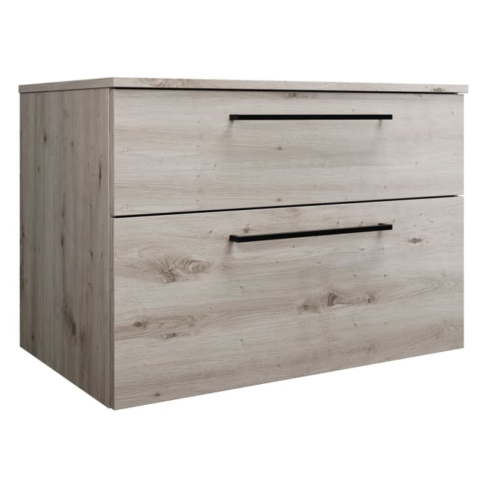 burgbad Eqio Waschtischunterschrank mit Konsolenplatte 90 cm, mit Stangengriff G0234