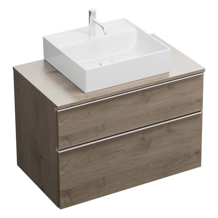 burgbad Eqio Waschtischunterschrank mit Konsolenplatte 90 cm, mit Griffleiste G0251