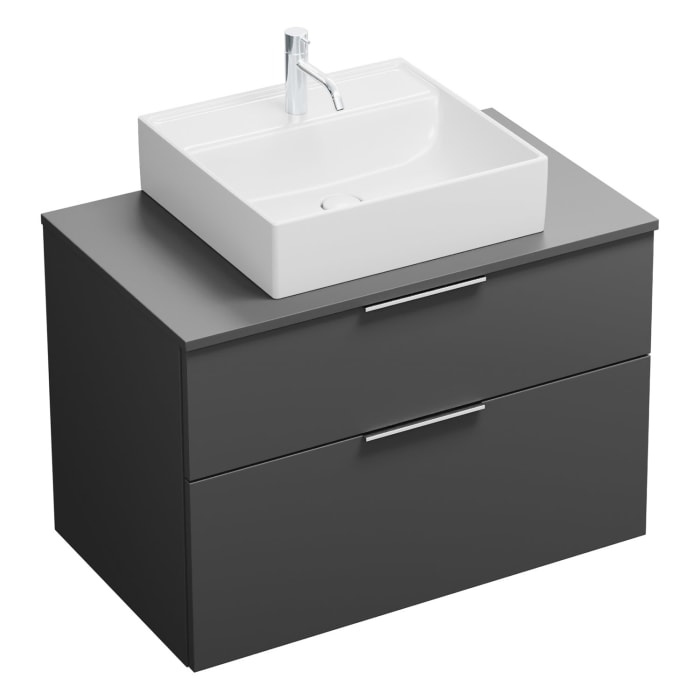 burgbad Eqio Waschtischunterschrank mit Konsolenplatte 90 cm, mit Griff G0146