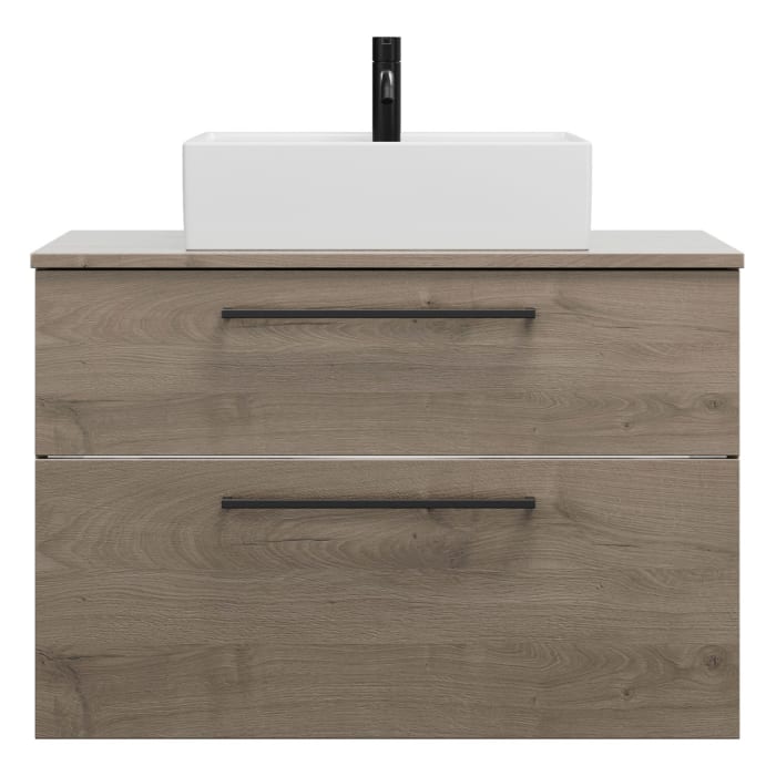 burgbad Eqio Waschtischunterschrank mit Konsolenplatte 90 cm, mit Stangengriff G0234