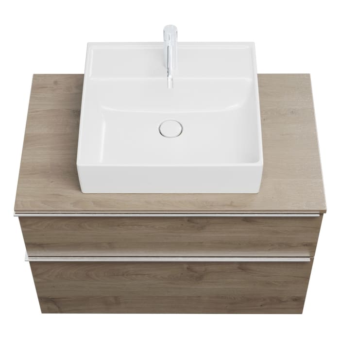 burgbad Eqio Waschtischunterschrank mit Konsolenplatte 90 cm, mit Griffleiste G0251