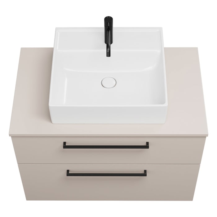 burgbad Eqio Waschtischunterschrank mit Konsolenplatte 90 cm, mit Stangengriff G0234