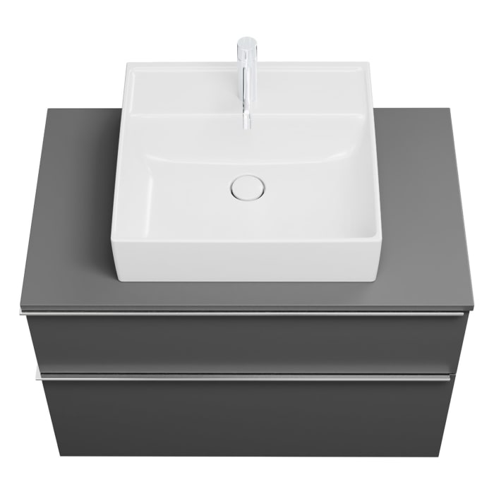 burgbad Eqio Waschtischunterschrank mit Konsolenplatte 90 cm, mit Griffleiste G0251