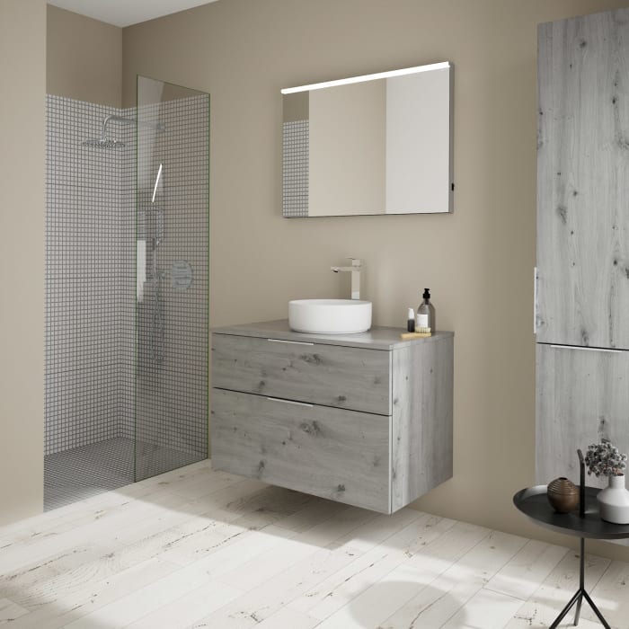 burgbad Eqio Waschtischunterschrank mit Konsolenplatte 90 cm, mit Griff G0146