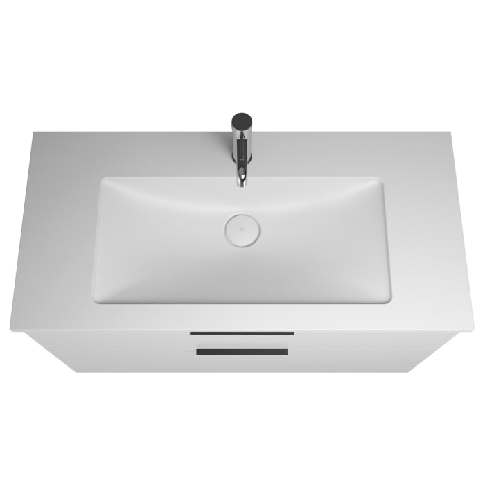 burgbad Eqio Mineralgusswaschtisch 102 cm