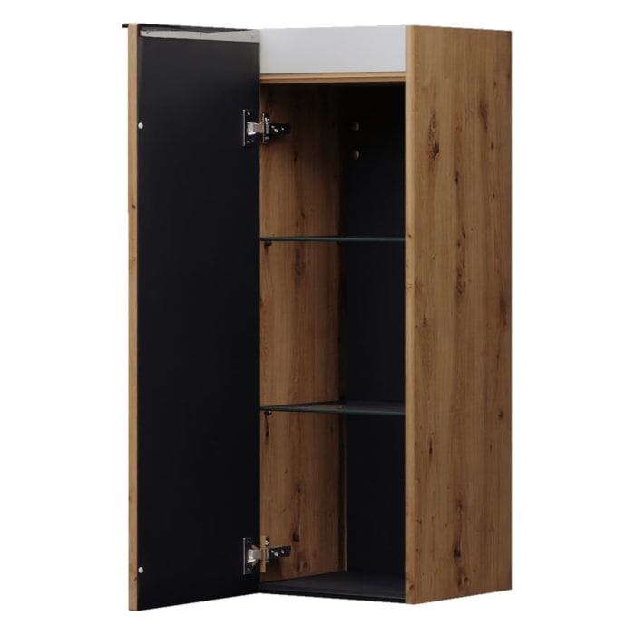burgbad Fiumo 2.0 Halbhoher Schrank 35 x 32 x 96 cm mit Griff G0146
