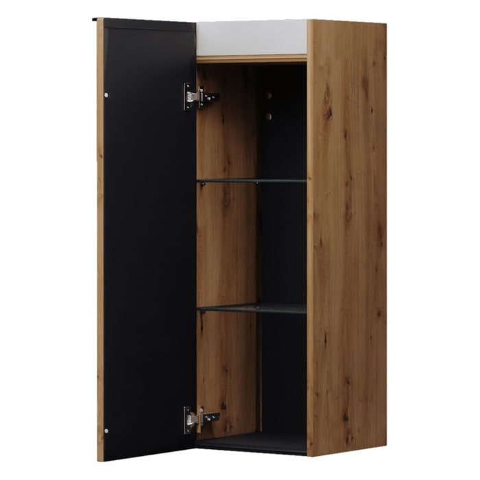 burgbad Fiumo 2.0 Halbhoher Schrank 35 x 32 x 96 cm mit Griff G0200