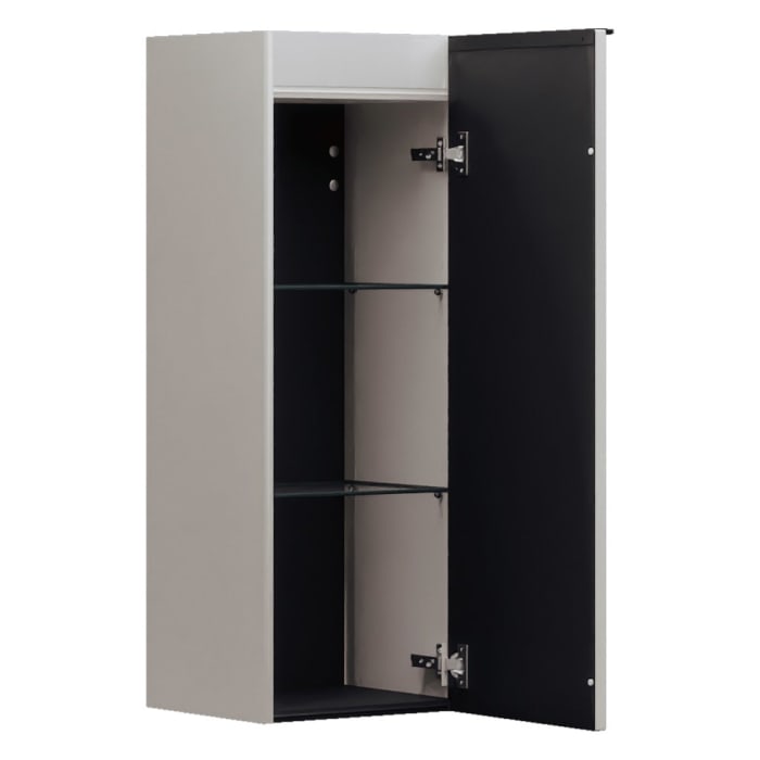 burgbad Fiumo 2.0 Halbhoher Schrank 35 x 32 x 96 cm mit Griff G0200