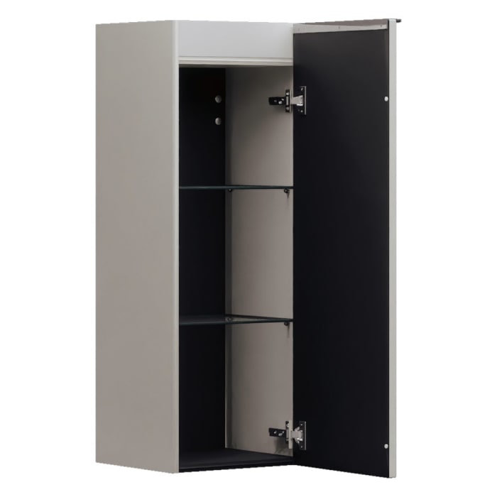 burgbad Fiumo 2.0 Halbhoher Schrank 35 x 32 x 96 cm mit Griff G0146