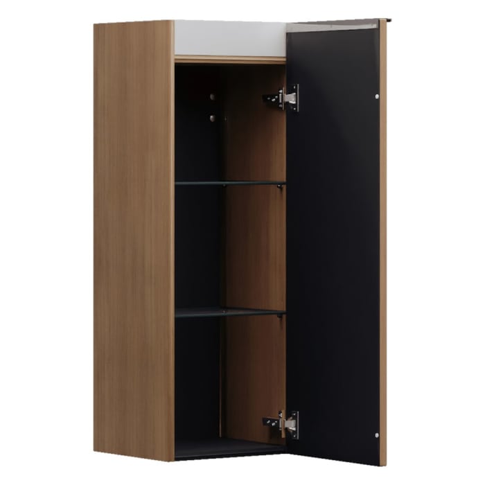 burgbad Fiumo 2.0 Halbhoher Schrank 35 x 32 x 96 cm mit Griff G0146