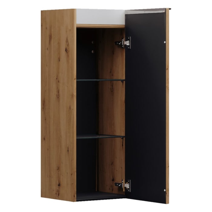 burgbad Fiumo 2.0 Halbhoher Schrank 35 x 32 x 96 cm mit Griff G0146