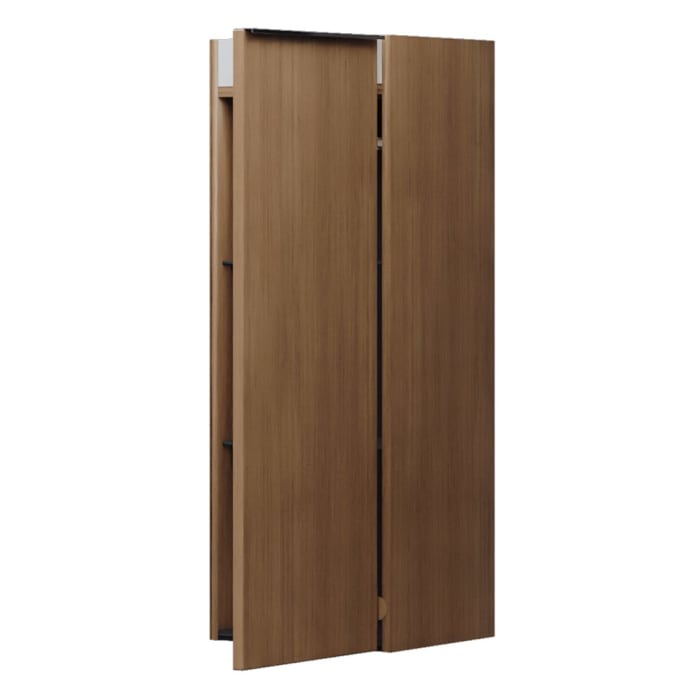 burgbad Fiumo 2.0 Halbhoher Schrank 35 x 32 x 96 cm mit Griff G0146