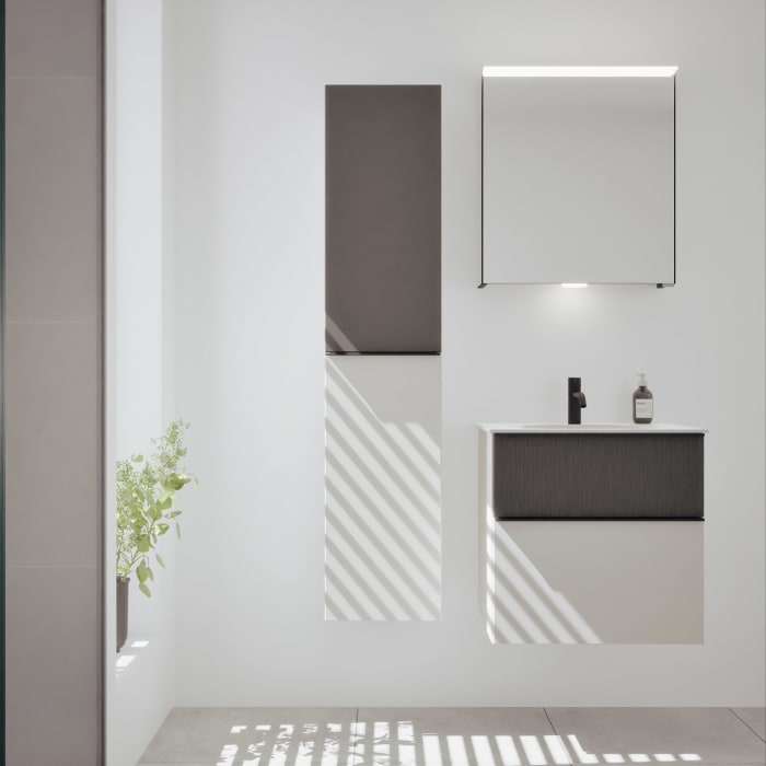 burgbad Fiumo 2.0 Hochschrank 35 x 32 x 160 cm mit Griff G0200