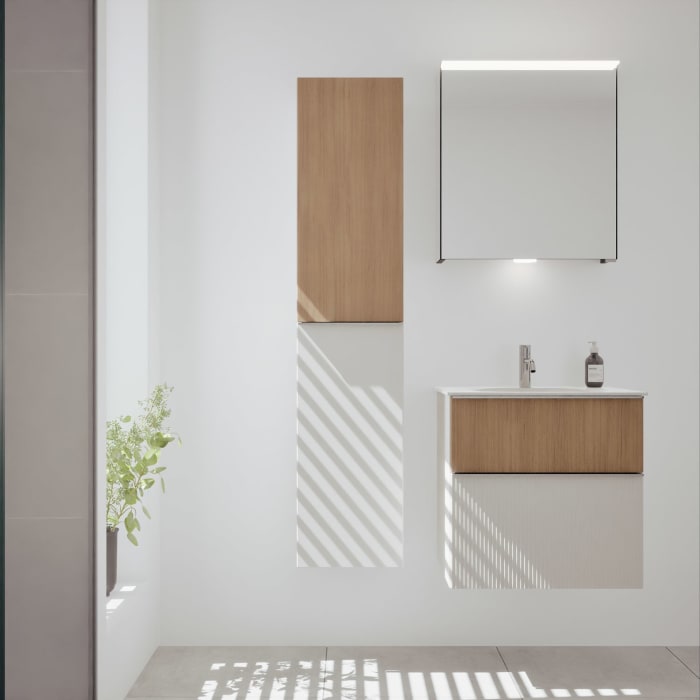 burgbad Fiumo 2.0 Hochschrank 35 x 32 x 160 cm mit Griff G0146