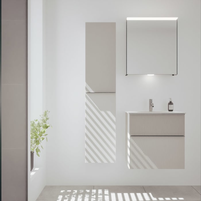 burgbad Fiumo 2.0 Hochschrank 35 x 32 x 160 cm mit Griff G0146