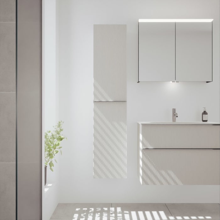 burgbad Fiumo 2.0 Hochschrank 35 x 32 x 160 cm mit Griff G0146