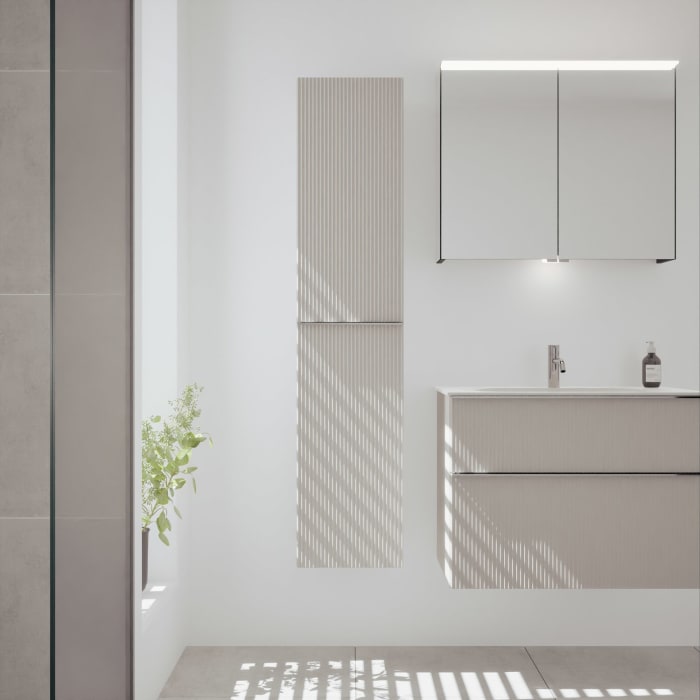 burgbad Fiumo 2.0 Hochschrank 35 x 32 x 160 cm mit Griff G0146