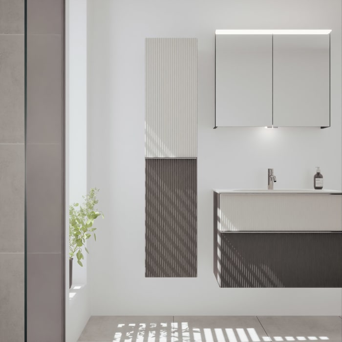 burgbad Fiumo 2.0 Hochschrank 35 x 32 x 160 cm mit Griff G0146