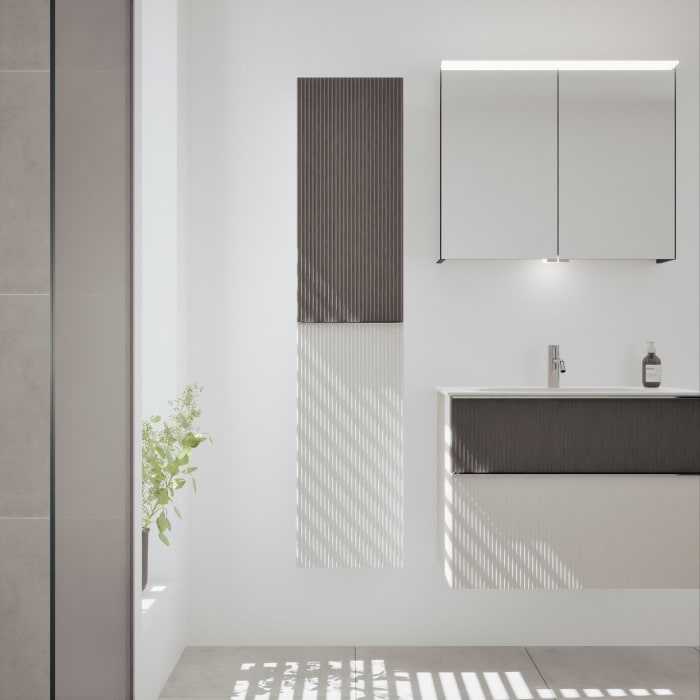 burgbad Fiumo 2.0 Hochschrank 35 x 32 x 160 cm mit Griff G0146