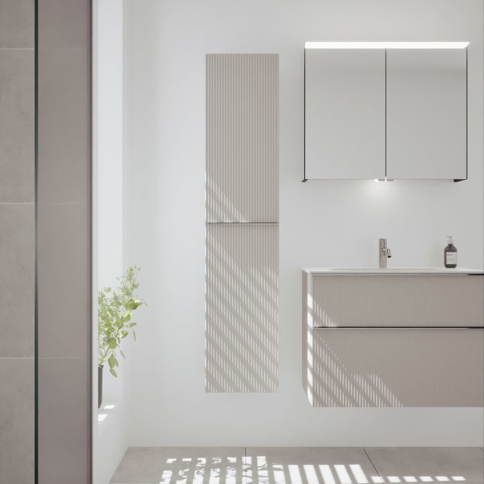 burgbad Fiumo 2.0 Hochschrank 35 x 32 x 160 cm mit Griff G0146