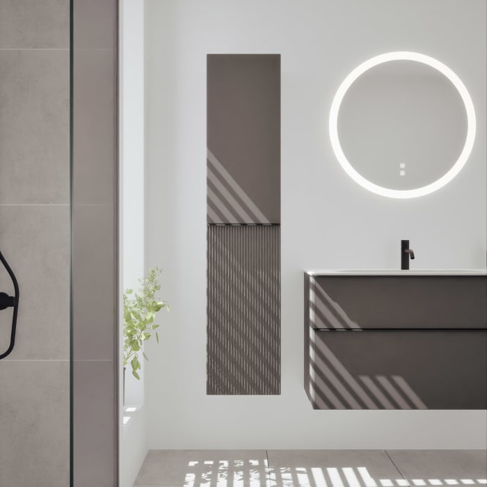 burgbad Fiumo 2.0 Hochschrank 35 x 32 x 160 cm mit Griff G0200