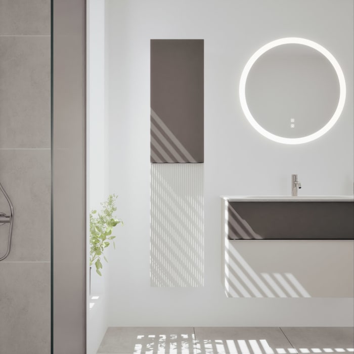 burgbad Fiumo 2.0 Hochschrank 35 x 32 x 160 cm mit Griff G0146