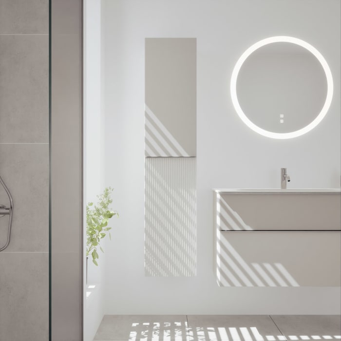 burgbad Fiumo 2.0 Hochschrank 35 x 32 x 160 cm mit Griff G0146