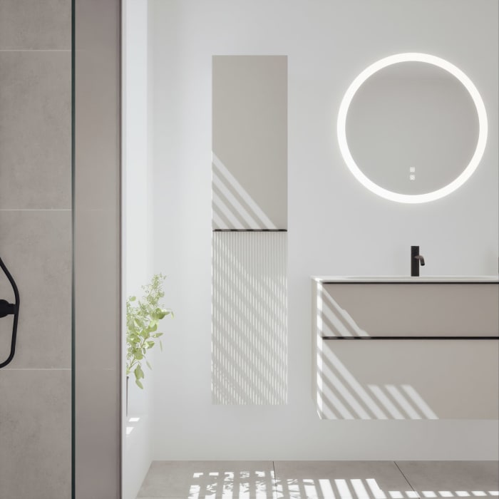 burgbad Fiumo 2.0 Hochschrank 35 x 32 x 160 cm mit Griff G0200