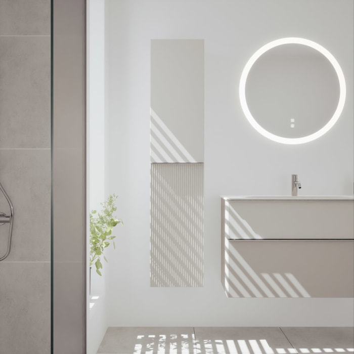 burgbad Fiumo 2.0 Hochschrank 35 x 32 x 160 cm mit Griff G0146