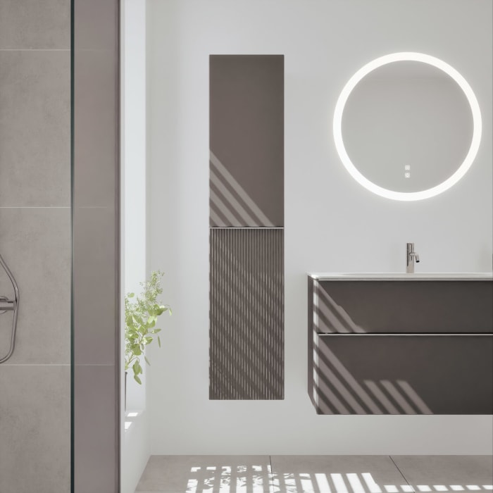 burgbad Fiumo 2.0 Hochschrank 35 x 32 x 160 cm mit Griff G0146